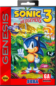Sonic the Hedgehog 3 - Box - Front - Reconstructed