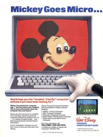 Mickey in the Great Outdoors - Advertisement Flyer - Front Image