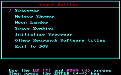 Space Battles - Screenshot - Game Select Image