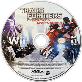 Transformers: Cybertron Adventures - Disc Image