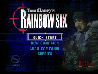 Tom Clancy's Rainbow Six - Screenshot - Game Title Image