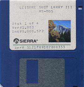 Leisure Suit Larry III: Passionate Patti in Pursuit of the Pulsating Pectorals - Disc Image