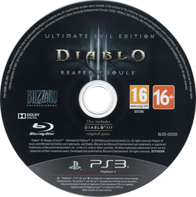 Diablo III: Reaper of Souls: Ultimate Evil Edition - Disc Image