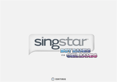 SingStar: Boy Bands vs Girl Bands - Screenshot - Game Title Image