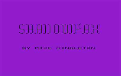 Shadowfax - Screenshot - Game Title Image