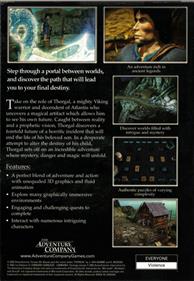 Curse of Atlantis: Thorgal's Quest - Box - Back Image
