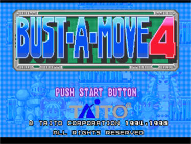 Bust-A-Move 4 - Screenshot - Game Title Image