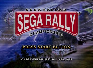 Sega Rally 2: Sega Rally Championship - Screenshot - Game Title Image