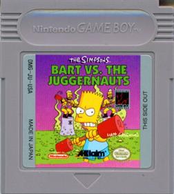 The Simpsons: Bart vs. the Juggernauts - Cart - Front Image
