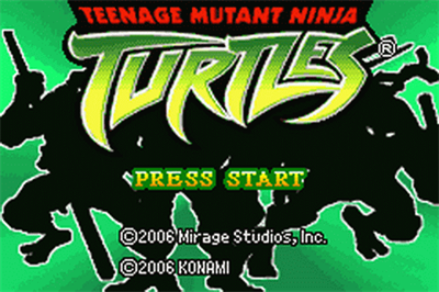 Teenage Mutant Ninja Turtles: Double Pack - Screenshot - Game Title Image