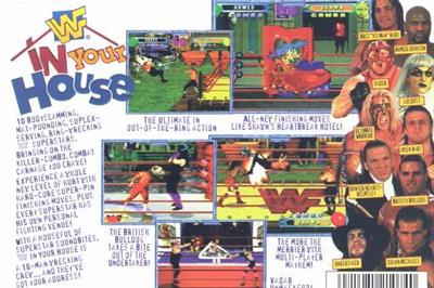 WWF in Your House - Box - Back Image