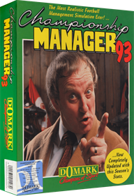 Championship Manager 93 - Box - 3D Image