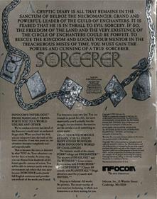 Sorcerer - Box - Back Image