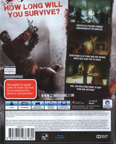 Zombi - Box - Back Image