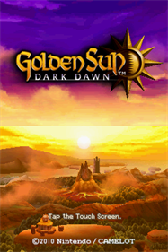 Golden Sun: Dark Dawn - Screenshot - Game Title Image