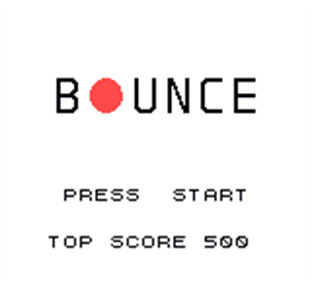 BOUNCE - Screenshot - Game Title Image