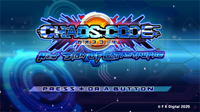 Chaos Code: New Sign of Catastrophe - Screenshot - Game Title Image