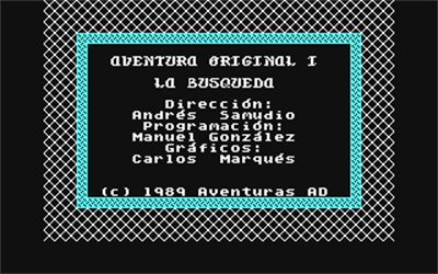 La Aventura Original - Screenshot - Game Title Image