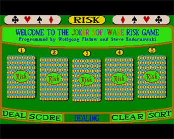 Risk: A Gambling Game of Skill & Chance - Screenshot - Game Title Image
