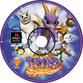 Spyro: Year of the Dragon - Disc Image