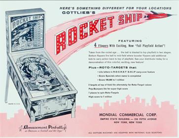 Rocket Ship - Advertisement Flyer - Front Image