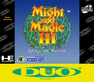 Might and Magic III: Isles of Terra - Box - Front - Reconstructed Image