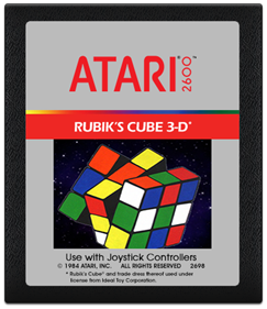 Rubik's Cube 3-D - Fanart - Cart - Front Image