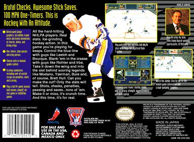 Brett Hull Hockey 95 - Box - Back Image