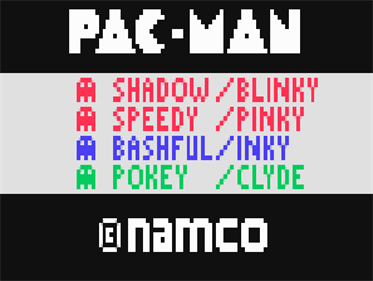 Videocart-27: Pac-Man - Screenshot - Game Title Image