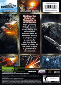 Battlestar Galactica - Box - Back Image