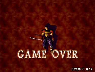 Soul Edge Ver. II - Screenshot - Game Over Image