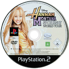 Hannah Montana: Spotlight World Tour - Disc Image