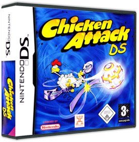 Chicken Attack DS - Box - 3D Image