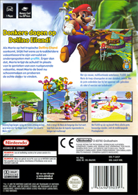 Super Mario Sunshine - Box - Back Image