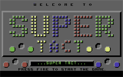 Super Tact - Screenshot - Game Title Image