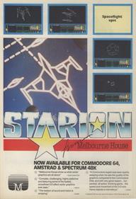 Starion - Advertisement Flyer - Front Image