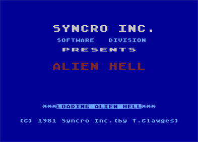Alien Hell - Screenshot - Game Title Image