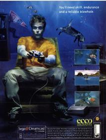 Ecco the Dolphin: Defender of the Future - Advertisement Flyer - Front Image