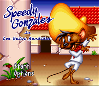 Speedy Gonzales: Los Gatos Bandidos - Screenshot - Game Title Image