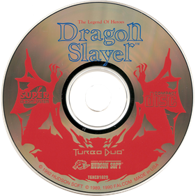 Dragon Slayer: The Legend of Heroes - Disc Image