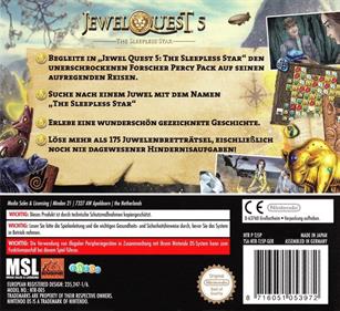 Jewel Quest 5: The Sleepless Star - Box - Back Image