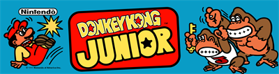 Donkey Kong Junior - Arcade - Marquee Image