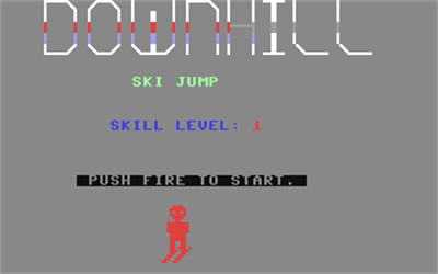 Downhill: Ski Jump - Screenshot - Game Title Image