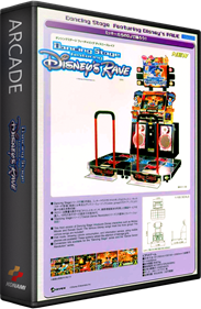 Dancing Stage Featuring Disney's Rave - Box - 3D Image