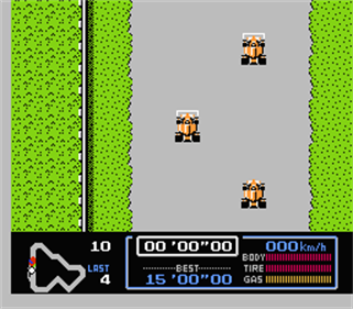 Famicom Grand Prix: F1 Race - Screenshot - Gameplay Image