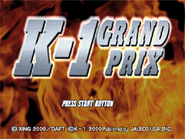 K-1 Grand Prix - Screenshot - Game Title Image