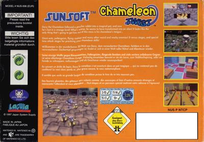 Chameleon Twist - Box - Back Image