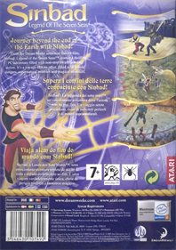 Sinbad: Legend of the Seven Seas - Box - Back Image