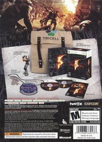 Resident Evil 5 - Box - Back Image