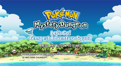 Pokémon Mystery Dungeon: Let's Go! Stormy Adventure Squad - Screenshot - Game Title Image